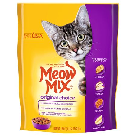 Meow Mix Meow Mix Resealable Pouch Original Choice Cat Food 18 oz., PK6 2927446198